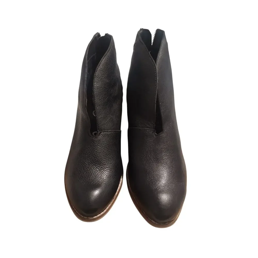 Naughty Monkey Women's 9.5 Leather Western Coastal Cowgirl Country‎ Prep Booties